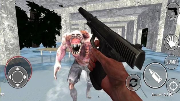 突變體區(qū)域生存游戲最新版（Mutant Zone Horror Bunker）截圖4