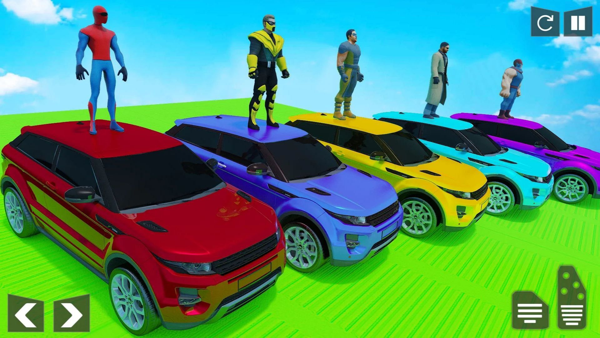 大坡道汽車特技游戲手機版截圖1
