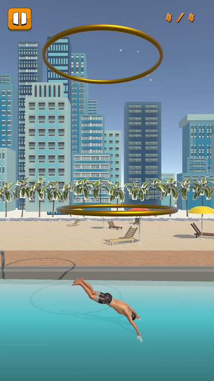 游泳池跳水游戲安卓版（PoolDive）截圖1