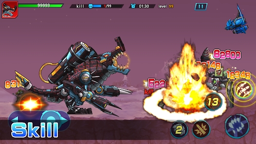 恐龍機器人戰(zhàn)爭游戲手機版（Dino Robot The war of dinosaur）截圖3