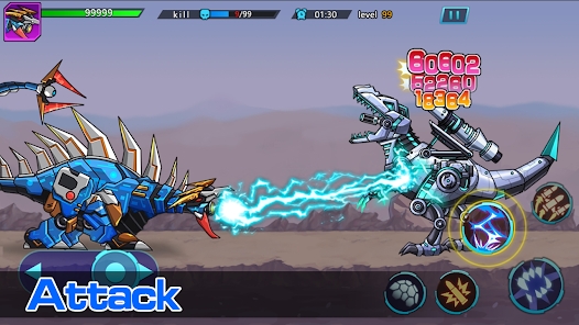 恐龍機器人戰(zhàn)爭游戲手機版（Dino Robot The war of dinosaur）截圖4