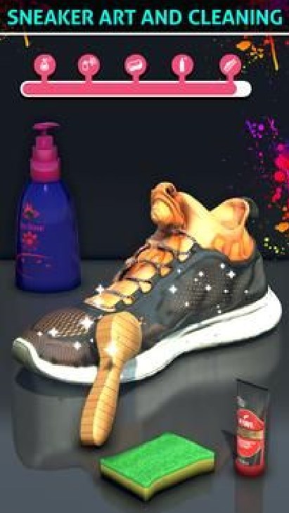 運動鞋清潔模擬器游戲中文版（Sneaker Shoes Clean Simulator）截圖1
