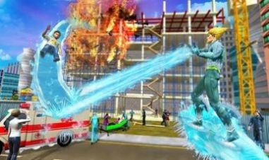 水上超級英雄游戲中文版（Aqua Snow Frost Superhero）截圖2