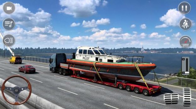 貨運(yùn)卡車駕駛模擬器游戲手機(jī)版截圖3
