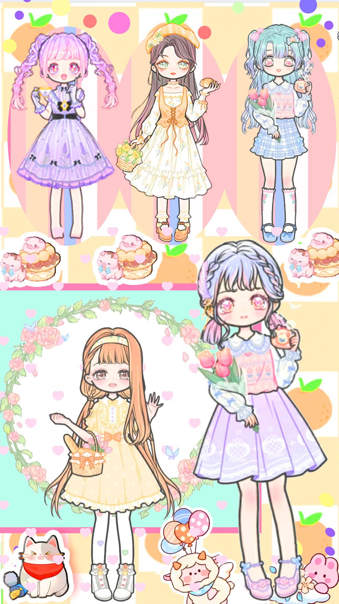 繽紛換裝女孩游戲最新版截圖3