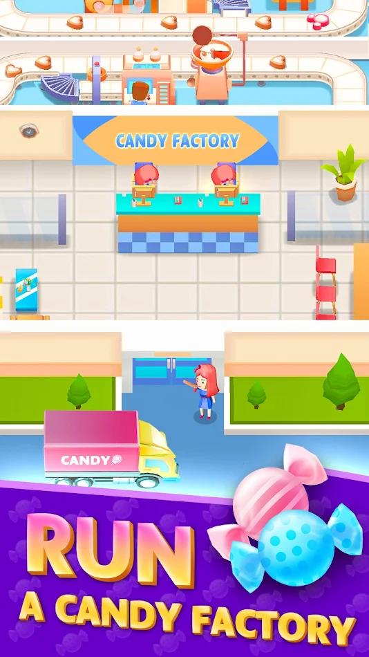 空闲糖果工厂大亨游戏安卓版下载（Idle Candy Factory Tycoon）截图2: