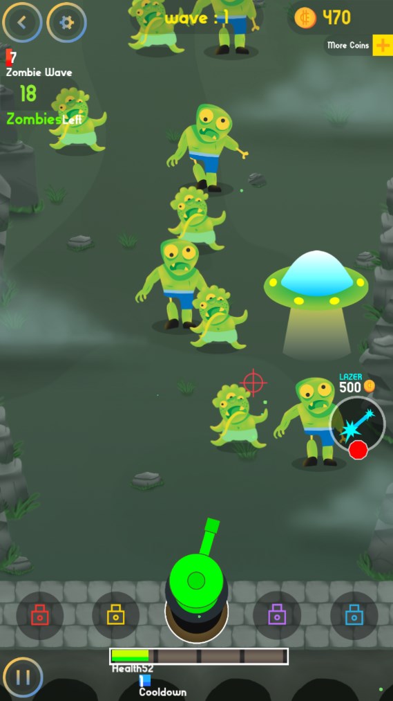 僵尸攻擊塔防游戲中文版（Zombie Attack Tower Defense）截圖3