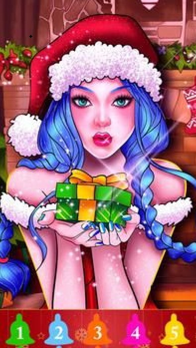 圣誕涂色游戲安卓最新版（Christmas Color）截圖1
