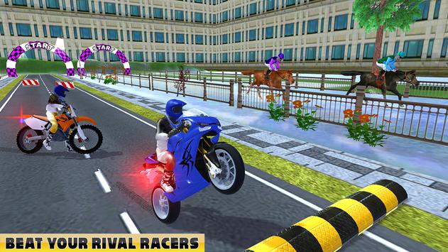 馬vs自行車終極比賽游戲安卓版（Horse Vs Bike Ultimate Race）截圖1