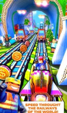 紙火車沖刺游戲安卓版（Paper Train: Rush）截圖1