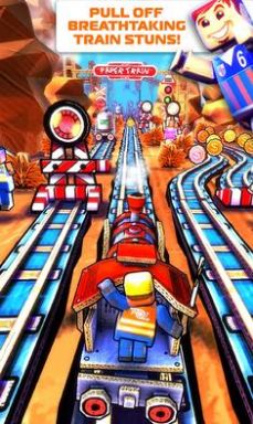 紙火車沖刺游戲安卓版（Paper Train: Rush）截圖3