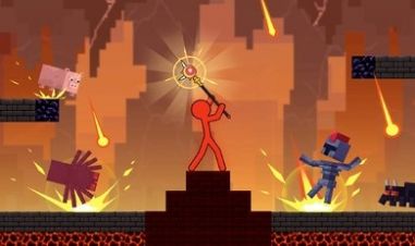 火柴人vs克拉夫蘭游戲中文版（Stickman vs Craftland） 截圖3