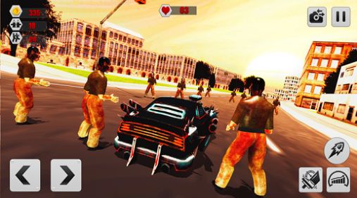 僵尸公路汽車射擊截圖1