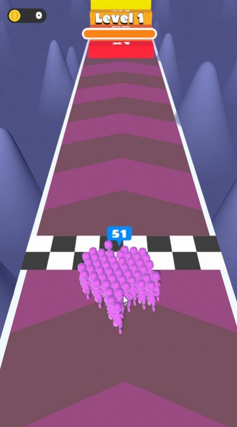 人群怪物奔跑3D游戲版截圖1
