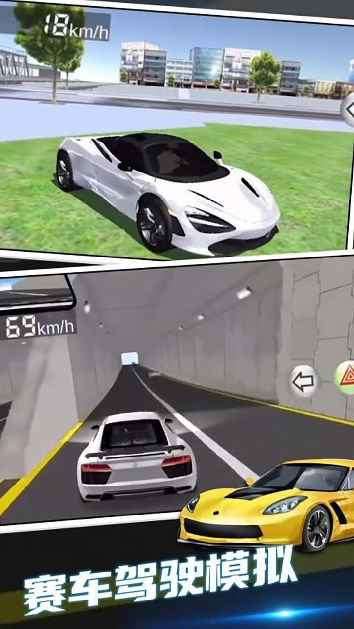 3D賽車駕駛課游戲中文手機(jī)版截圖1