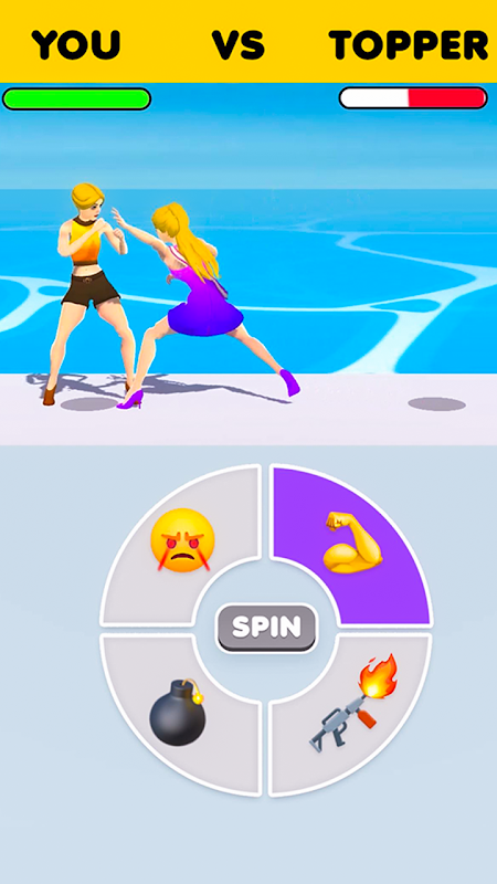 旋轉(zhuǎn)格斗3D游戲版（Spin Fight 3D）截圖3