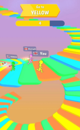 趣味樓梯賽游戲中文版（Fun Race Stairs Run 3D）截圖1