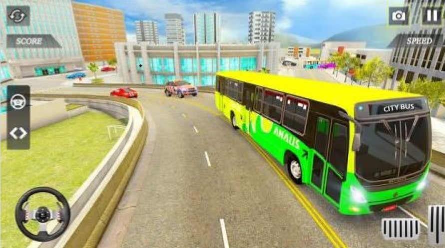 巴士模擬器駕駛越野3D游戲中文版（Bus Simulator Drive Offroad 3D）截圖1