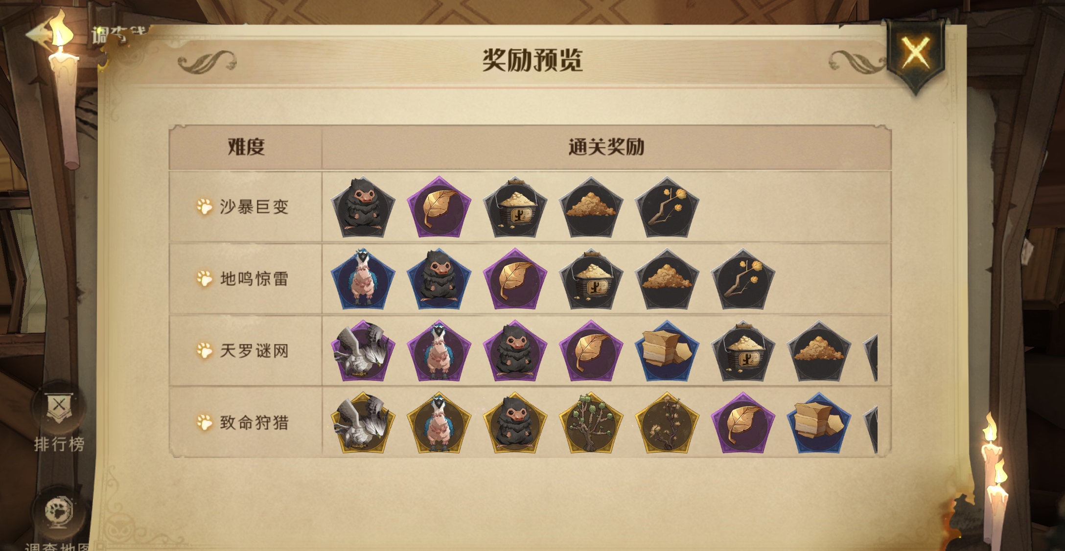 《哈利波特魔法覺(jué)醒》沙漠調(diào)查活動(dòng)一覽