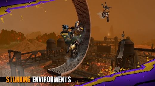 Bike Stunt越野摩托車游戲手機版截圖2