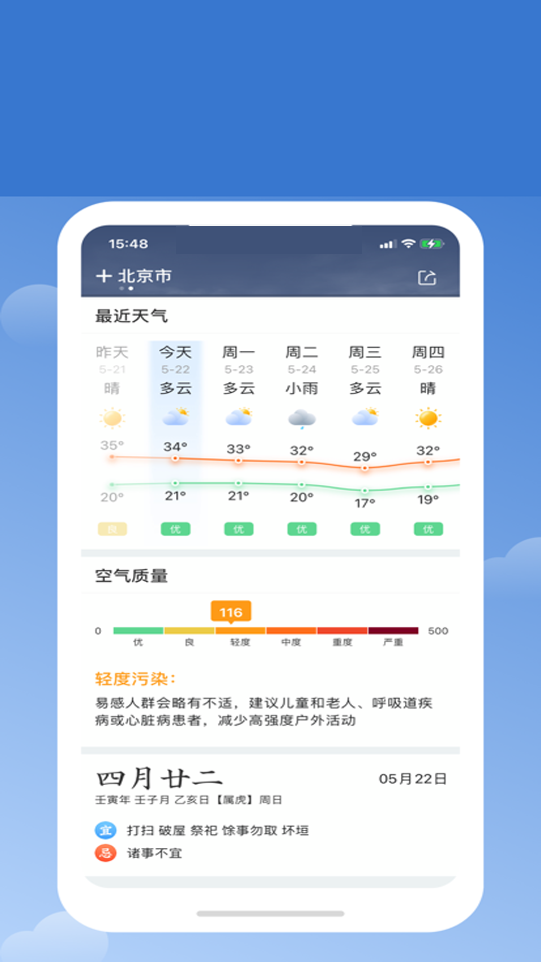 365天氣日歷免費下載去廣告截圖3