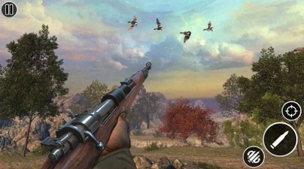 野鴨狩獵模擬器游戲中文手機(jī)版（Wild Duck Hunting）截圖1