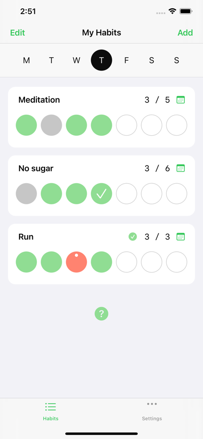 Hapit習(xí)慣打卡APP版截圖1