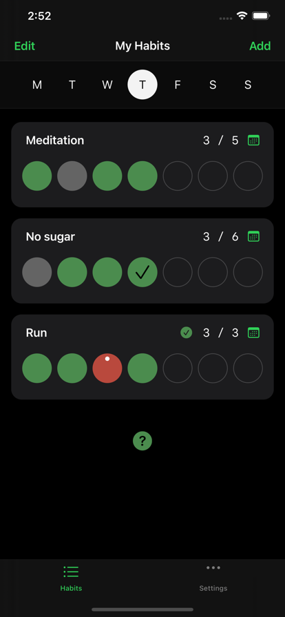 Hapit習(xí)慣打卡APP版截圖4
