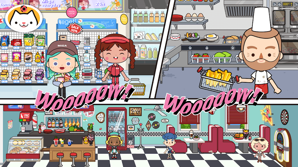 miga towe my world1.63外賣(mài)店無(wú)廣告下載截圖1