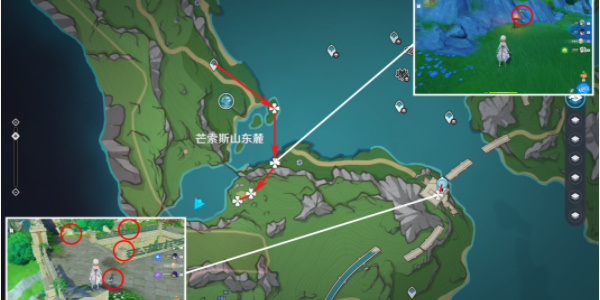 原神子探測(cè)單元位置大全 子探測(cè)單元采集路線圖一覽