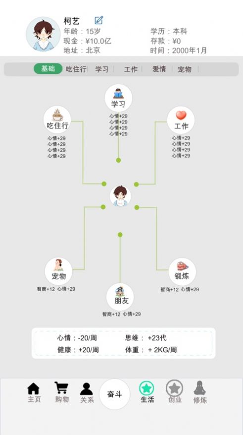 奮斗的生活游戲版截圖3