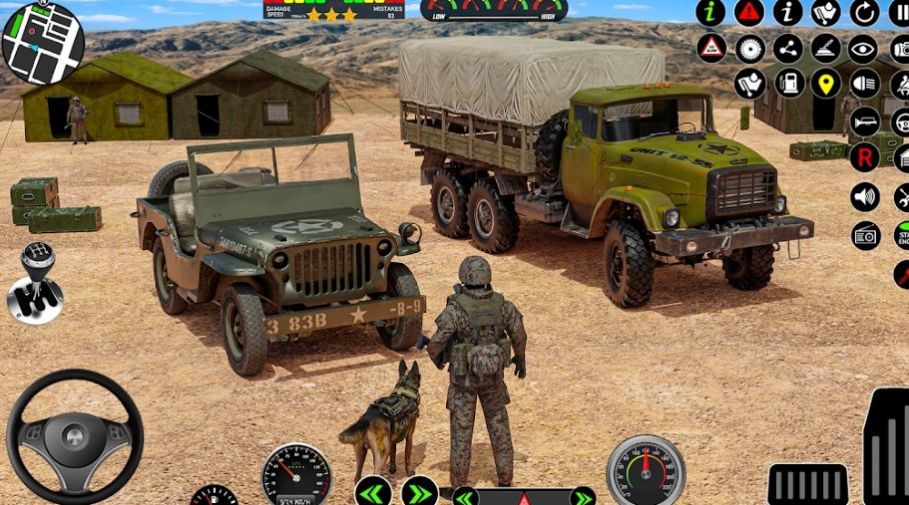 陸軍卡車物資運(yùn)輸模擬器游戲手機(jī)版截圖4