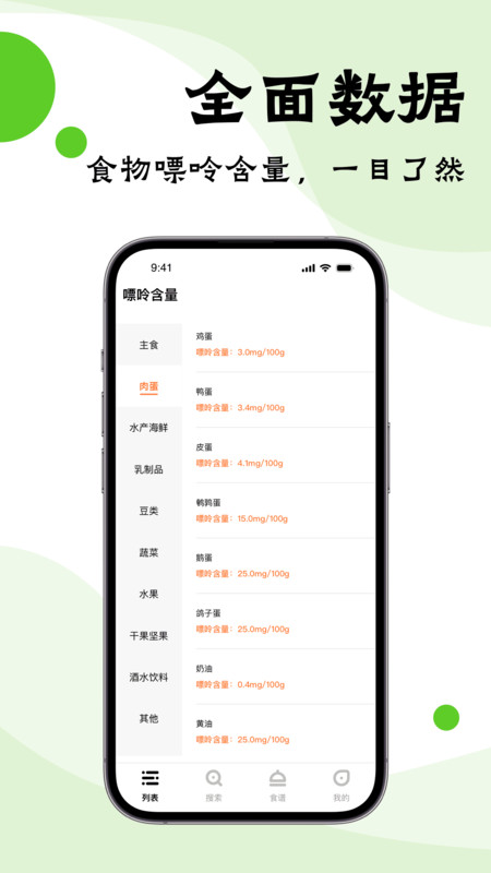 嘌呤管家軟件版截圖1