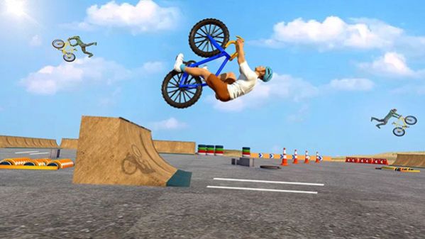 BMX自行車特技跑道手機(jī)版截圖2