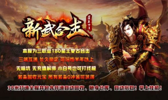 新武星王合擊傳奇手游安卓版截圖4