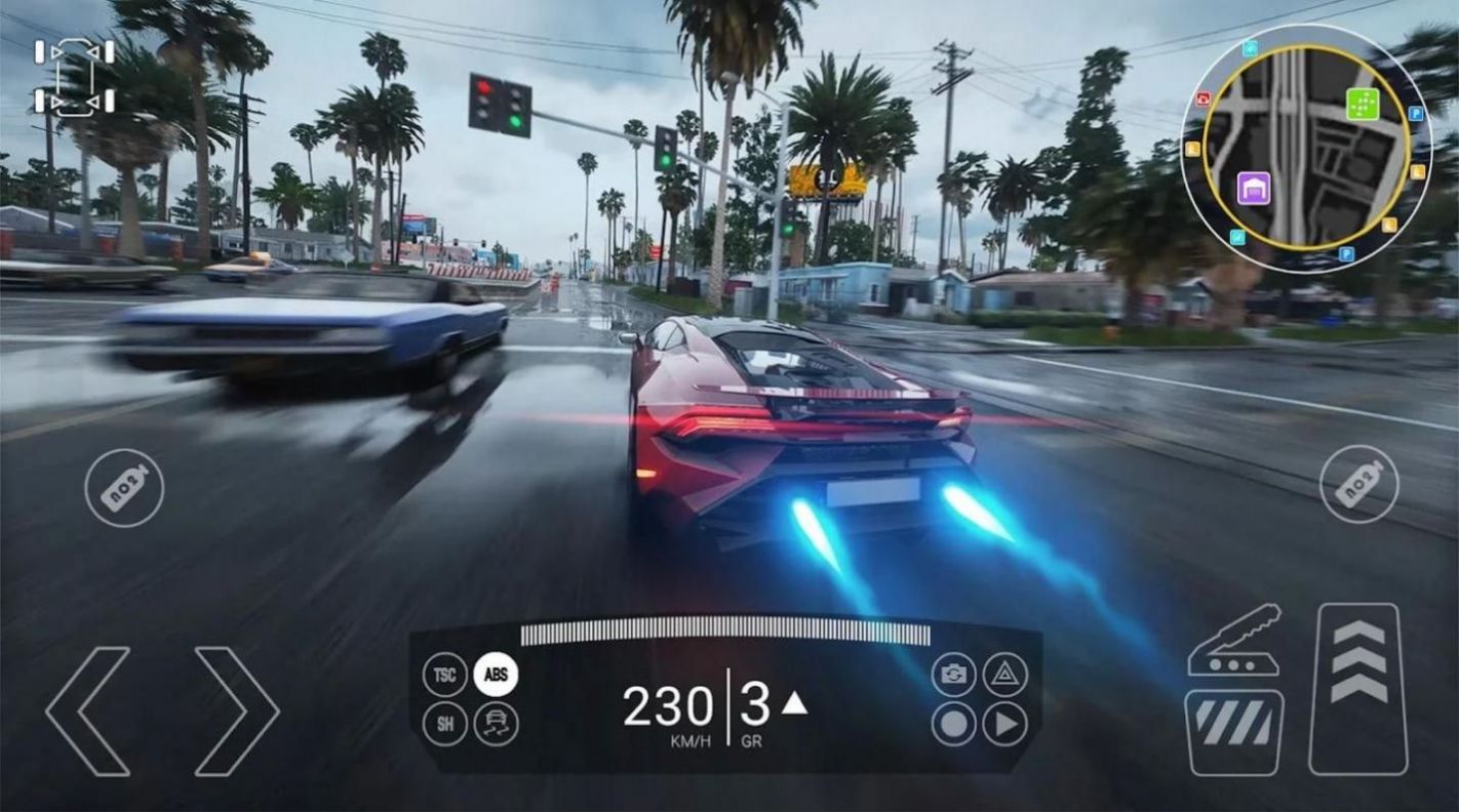 3D極限彎道飛車安卓版截圖1