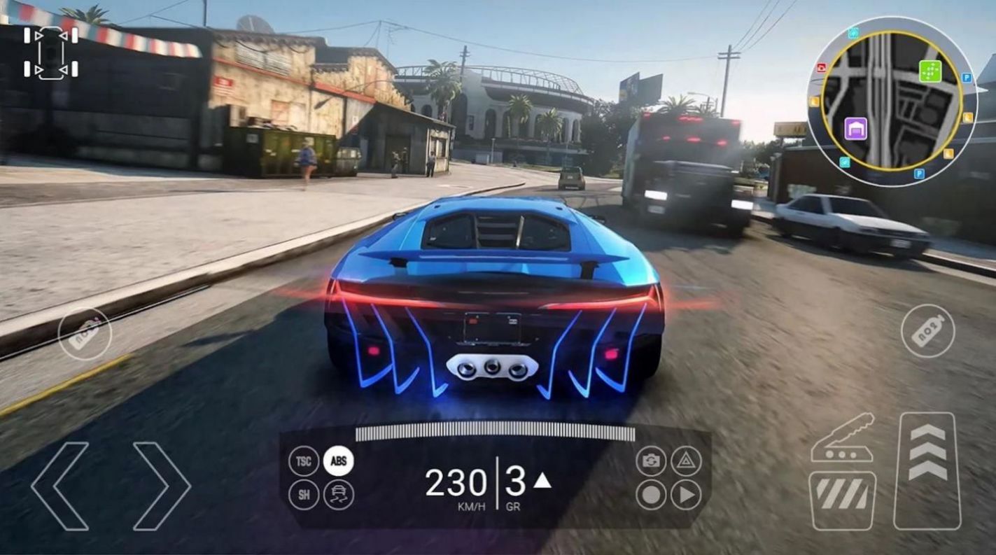 3D極限彎道飛車安卓版截圖3