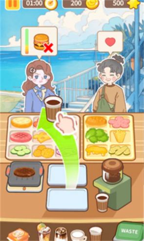 漢堡烹飪游戲版截圖3
