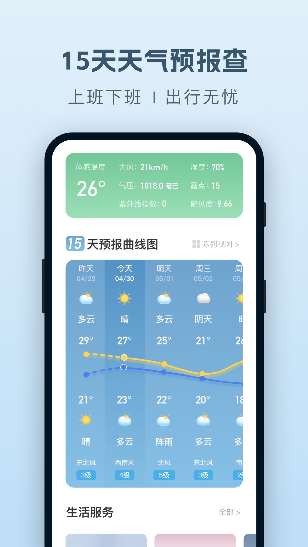 纯净天气预报软件版截图1: