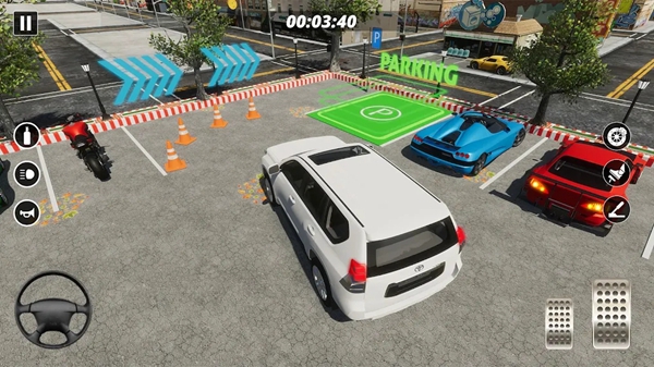 真實(shí)吉普車停車場游戲版截圖1