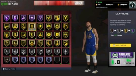 我的NBA2K23中文版测试版（NBA 2K23 MyTEAM）截图4: