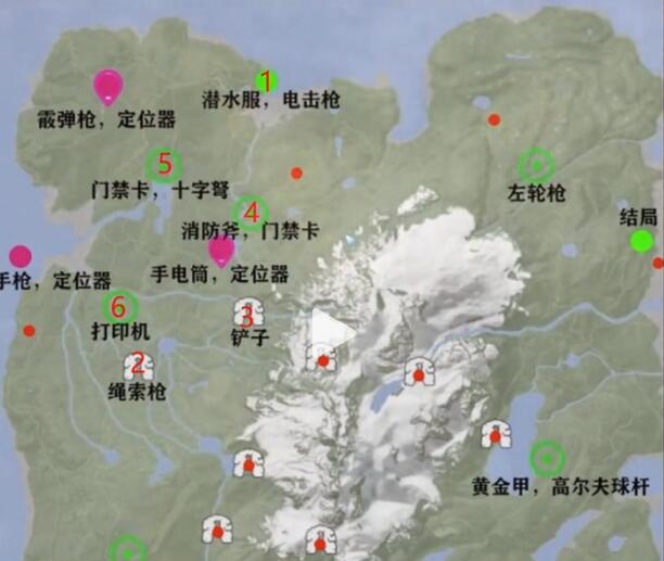 森林之子三張鑰匙卡在哪 三張鑰匙卡位置分享