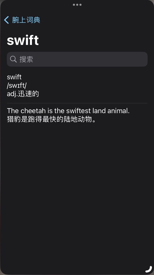 腕上詞典APP版截圖3