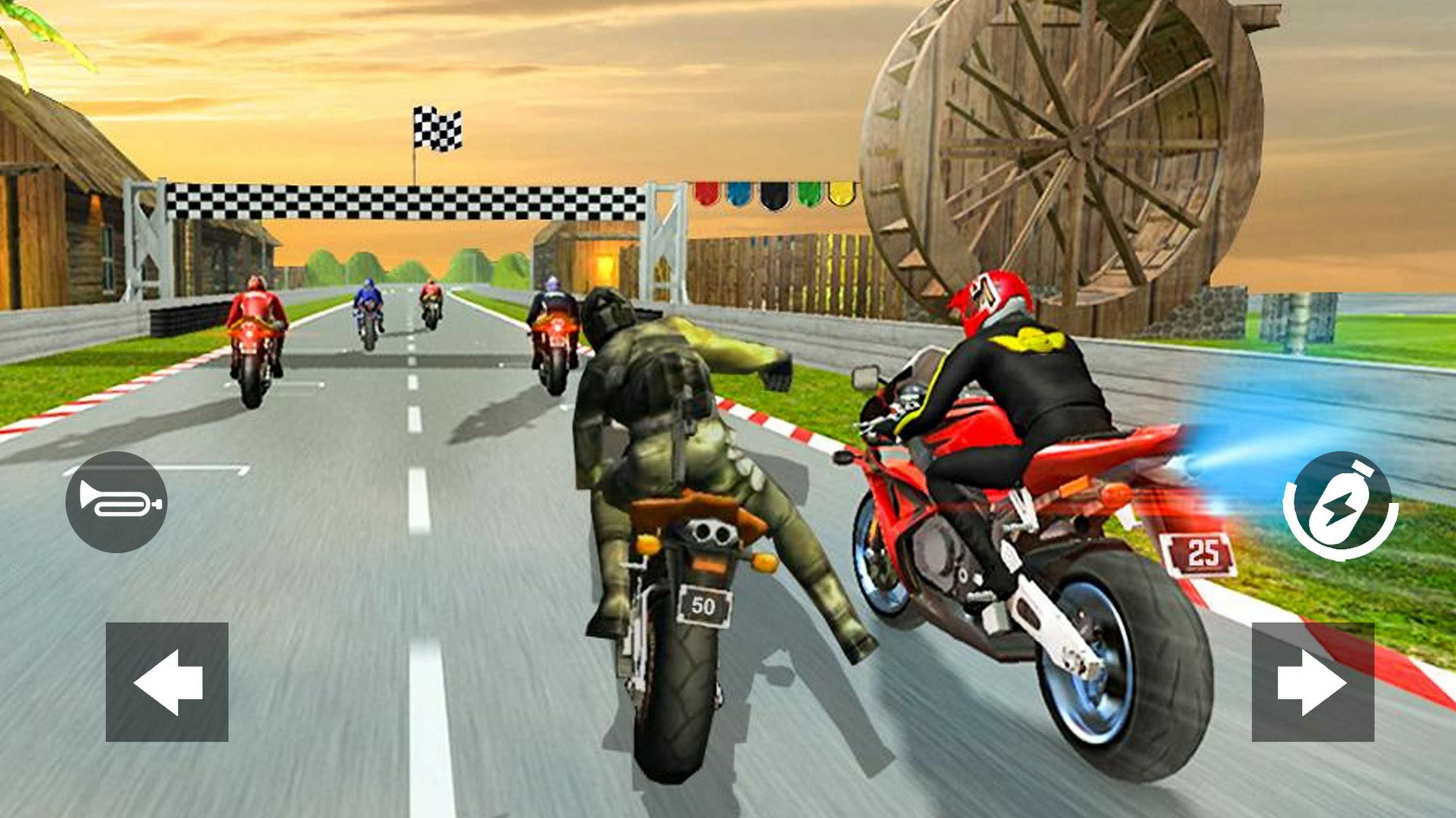 Motorbike Kick Race游戏手机版下载安装截图1: