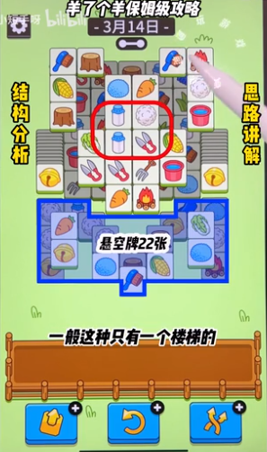 羊了個(gè)羊3.14關(guān)卡攻略 羊羊大世界3月14日每日一關(guān)通關(guān)流程