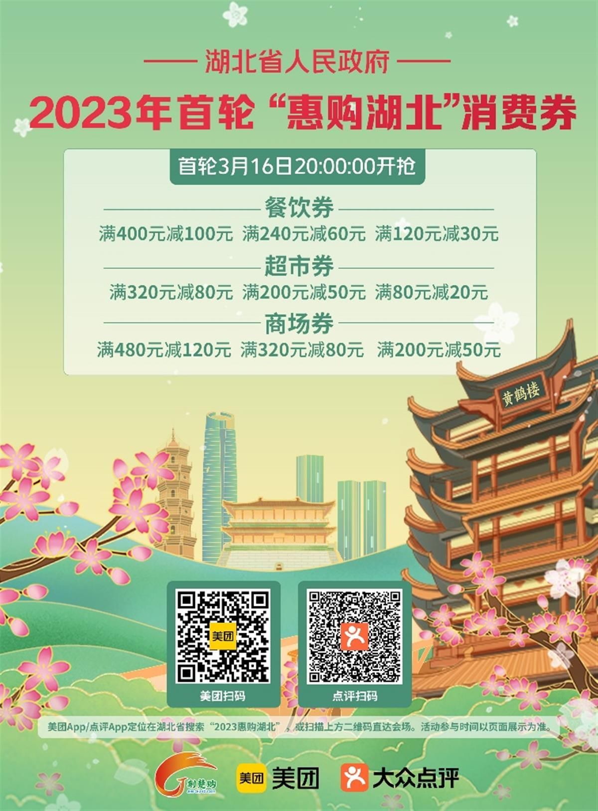 2023湖北消費(fèi)券發(fā)放時(shí)間表   惠購湖北消費(fèi)券2023年發(fā)放時(shí)間表以及平臺(tái)[多圖]圖片2
