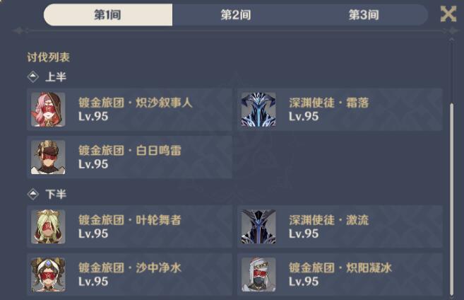 原神3.5深境螺旋第一期攻略 3.5深淵第一期陣容推薦