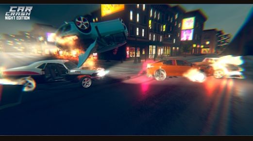 Night Car Crash Open City游戏中文版截图1: