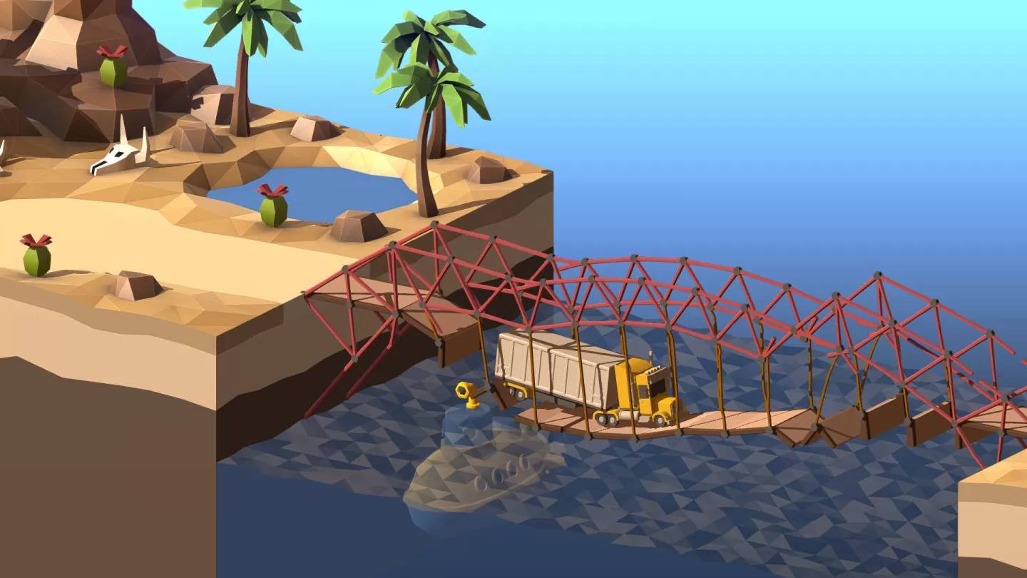 Poly Bridge 3游戲中文手機版（橋梁建造師3）截圖2