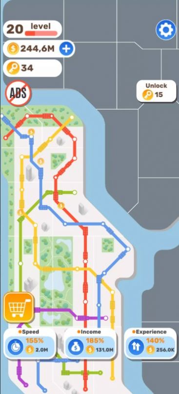 地鐵連接列車控制游戲正式版截圖3